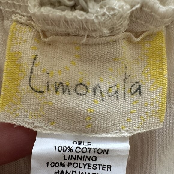 Cottagecore Layered Crochet Lace Shorts Women L Beige Off White Stretch Boho - Picture 5 of 6